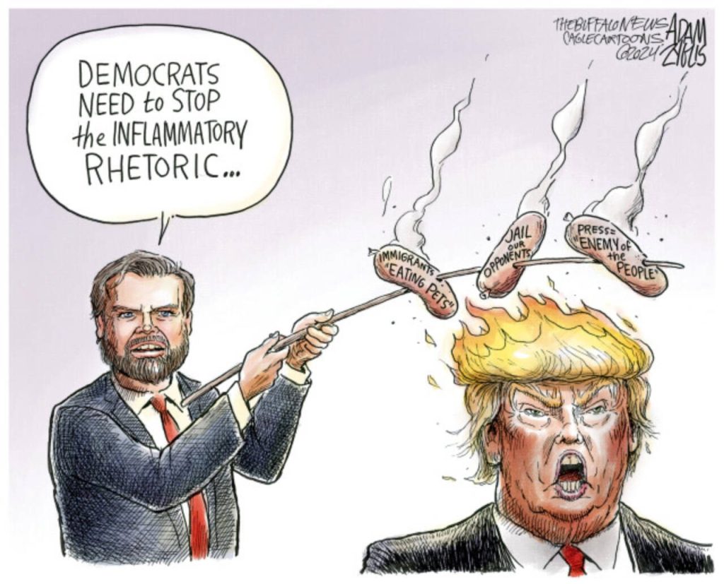 September 18, 2024: Inflammatory Rhetoric