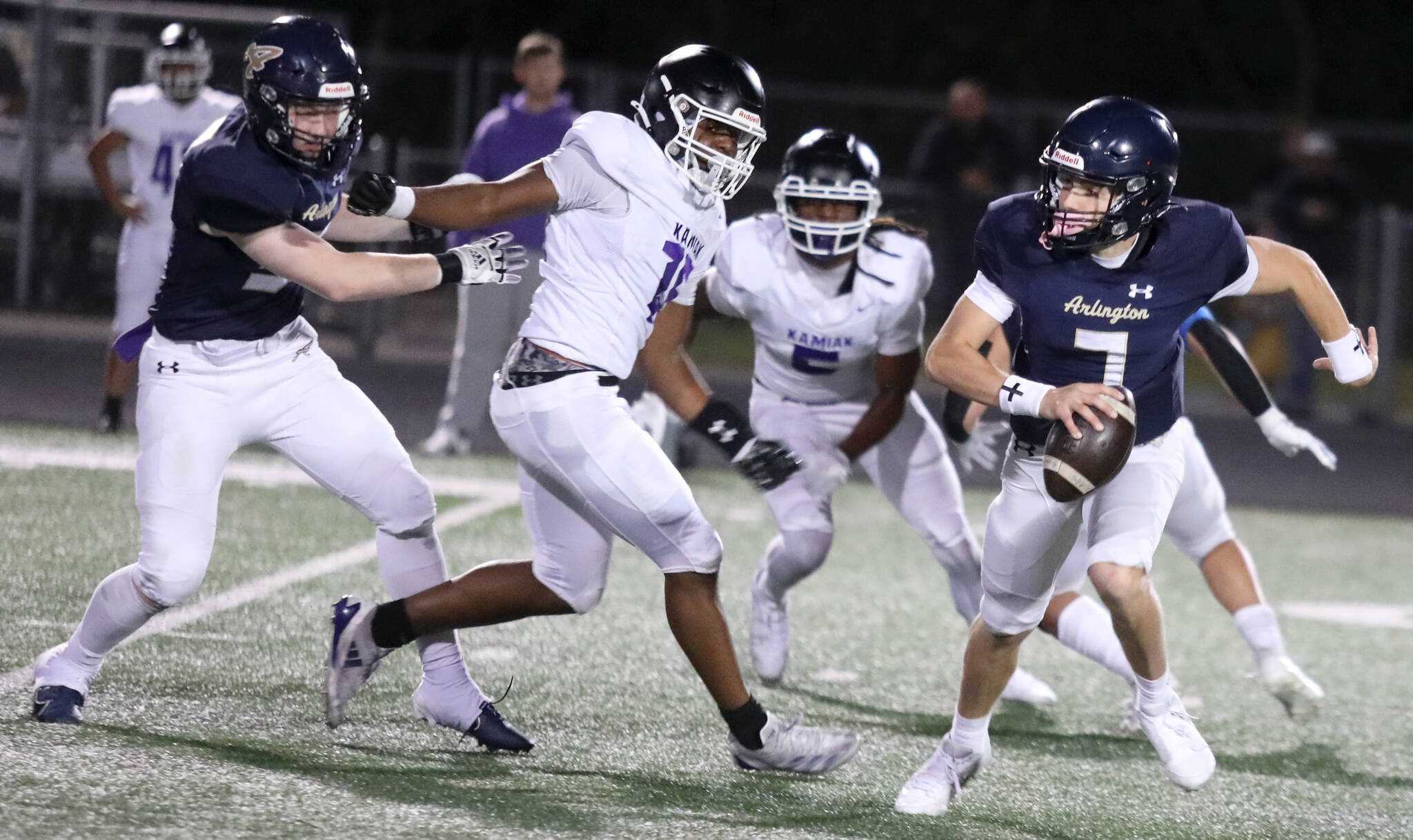 Arlington football soars past Kamiak 52-7 | HeraldNet.com