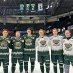 The Everett Silvertips announced that defensemen Kaden Hammell and Eric Jamieson are co-captains and centers Carter Bear, Beau Courtney and Tyler MacKenzie and defenseman Tarin Smith alternate captains for the 2024-25 season. (Photo courtesy of Everett Silvertips)