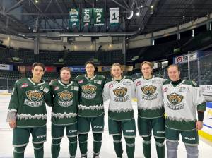 The Everett Silvertips announced that defensemen Kaden Hammell and Eric Jamieson are co-captains and centers Carter Bear, Beau Courtney and Tyler MacKenzie and defenseman Tarin Smith alternate captains for the 2024-25 season. (Photo courtesy of Everett Silvertips)