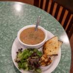 Scotch lamb and barley soup at The Sisters Restaurant on June 26 in Everett. (Annie Barker / The Herald)
