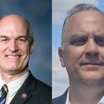 From left to right, Rick Larsen and Cody Hart.