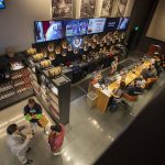 People enjoy the grand opening of the new Heritage Distillery tasting room at Angel of the Winds Casino on Friday, Oct. 25, 2024 in Arlington, Washington. (Olivia Vanni / The Herald)