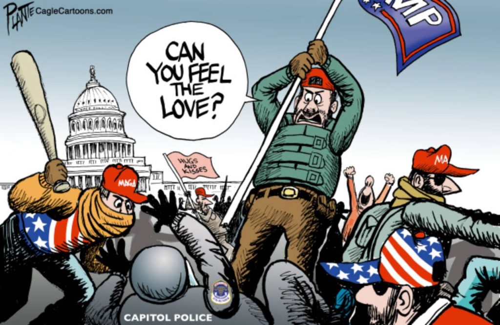 Violent mob scene on Jan. 6, Whole lotta love, Jan. 6, insurrection, riot, traitors, mob, capitol police, Election 2020, President Joseph R. Biden, President Donald J. Trump, Repost