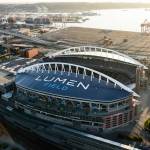 Seattle's Lumen Field rests in south downtown (Photo courtesy of Rod Mar / Seattle Seahawks)