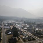 Wildfire smoke builds over Darrington on Friday, Sept. 11, 2020 in Darrington, Wa. (Olivia Vanni / The Herald)