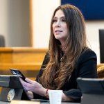 Lynnwood City Council Vice President Julieta Crosby speaks during a Lynnwood City Council meeting on Wednesday, Nov. 20, 2024. (Olivia Vanni / The Herald)