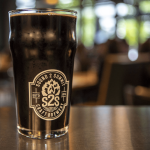 A drink at the new Sound2Summit taproom in Everett, Washington, on Friday, June 9, 2023. (Annie Barker / The Herald)