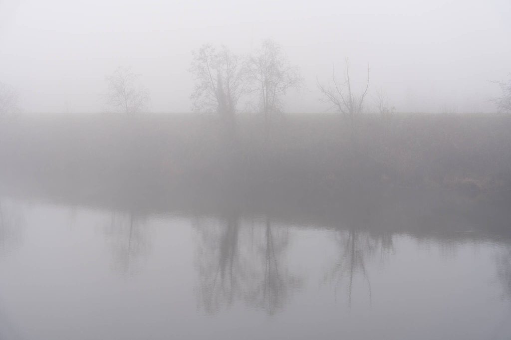 The Snohomish River on Monday, Dec. 2 in Snohomish, Washington. (Will Geschke / The Herald)