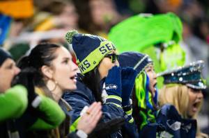 Seattle fans cheer during a game against the Green Bay Packers at Lumen Field on Dec. 15, 2024. Theyll need a Seahawks fast start to keep them engaged against Minnesota on Sunday. (Rod Mar / Seattle Seahawks)