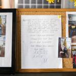 Photographs and notes of thanks sit on display along the bar inside Hope N Wellness on Thursday, Jan. 9, 2025 in Everett, Washington. (Olivia Vanni / The Herald)