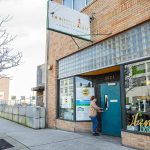 Jasmine Donahue walks inside Hope ’N Wellness on Thursday, Jan. 9, 2025 in Everett, Washington. (Olivia Vanni / The Herald)