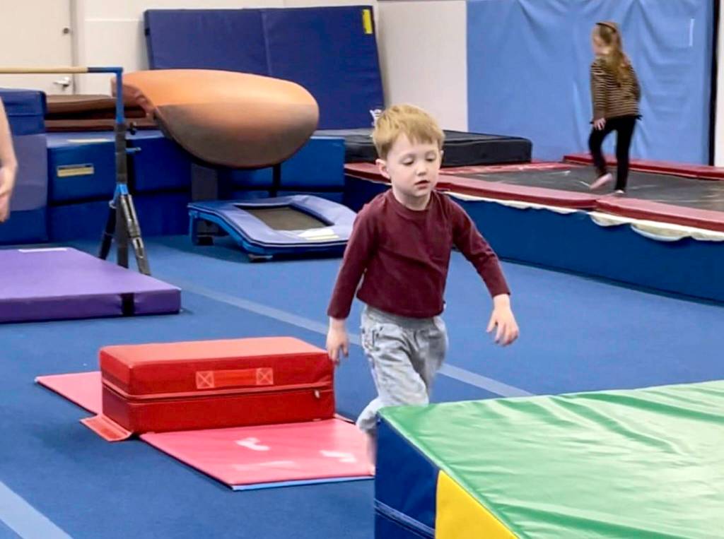 Julian Rudd, 4, participates recently in the citys gymnastics program last year at the Frances E. Anderson Center. The program was among the slew of budget cuts made by the city last month. (Provided photo)