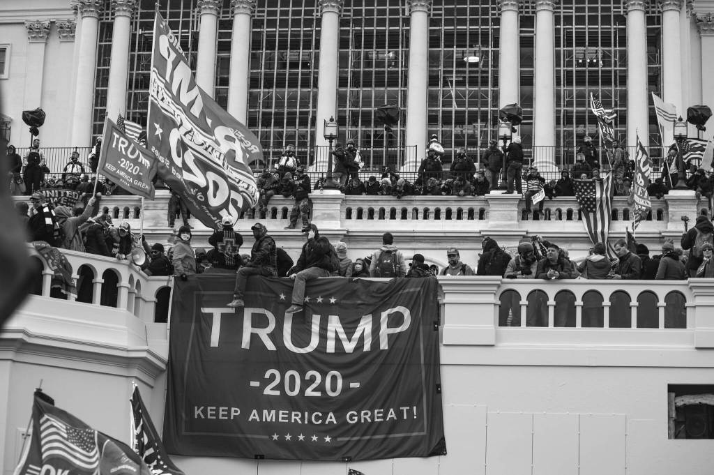 Supporters of then-President Donald Trump storm the U.S. Capitol in Washington, D.C., Jan. 6, 2021. (Kenny Holston / The New York Times file photo)