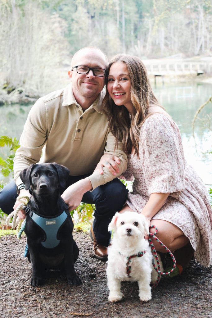 Provided photo
Jessen is seen here with longtime girlfriend Katie Clark and their dogs.