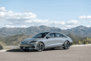 IONIQ 6 side-view photo provided by Hyundai Newsroom