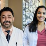 Dr. Arun Arora on the left and Dr. Aishwarya Prasad are principal investigators at the Northwest Clinical Research Center. Photo courtesy of Northwest Clinical Research Center.