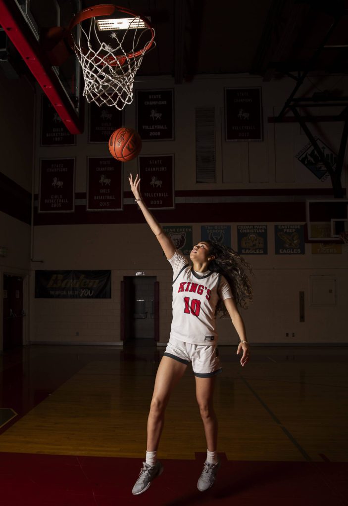 Kaleo Anderson is The Heralds 2024-2025 Girls Basketball Player of the Year. (Olivia Vanni / The Herald)