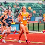 Lake Stevens High School graduate Taylor Roe competes for Oklahoma State University at the 2024 NCAA Outdoor Track and Field Championships on June 8 in Eugene, Oregon. (Photo courtesy of Oklahoma State University)