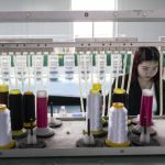 A worker makes plush toys at Dongguan Yarunli Toys in Dongguan, China on March 19. For some companies, the uncertainty around the Trump administrations so-called reciprocal tariffs have had the unexpected effect of making China an even more appealing place to produce in and buy from, eliminating some of the motivation to diversify production elsewhere in Asia. (Qilai Shen / The New York Times)