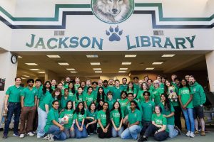 Henry M. Jackson High School’s FIRST Robotics Competition championship robotics Team 2910 Jack in the Bot on Thursday, April 24, 2025 in Mill Creek, Washington. (Olivia Vanni / The Herald)