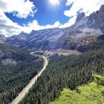 The North Cascades Highway is seen from the Washington Pass overlook in 2021. (Sue Misao / The Herald)