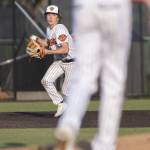Monroes Braden Bingham throws the ball during the game against Everett on Wednesday, April 23, 2025 in Monroe, Washington. (Olivia Vanni / The Herald)