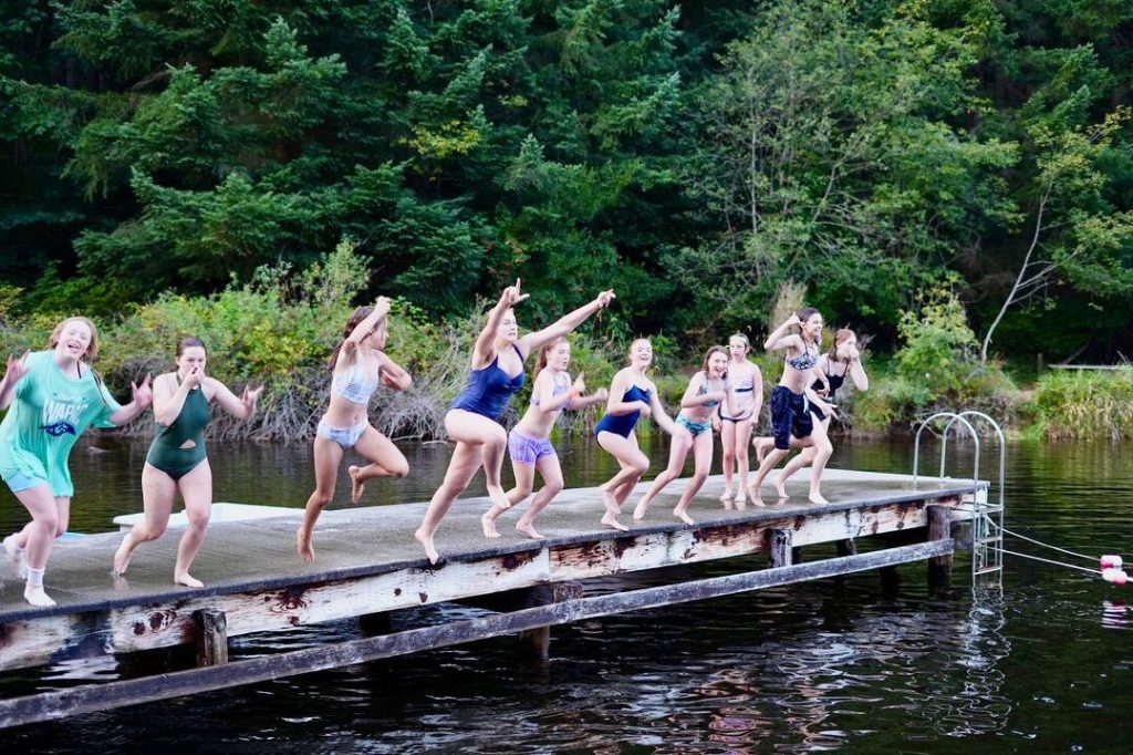 Attending either day camp or overnight sessions, campers can choose from activities like swimming, archery, hiking, paddle boating, outdoor cooking, crafts and much more. Photo courtesy of Camp Fire.