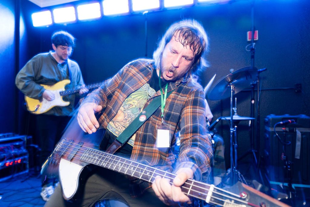 Will Geschke / The Herald
Clothing Optional performs at the Fishermans Village Music Festival on Thursday in Everett.