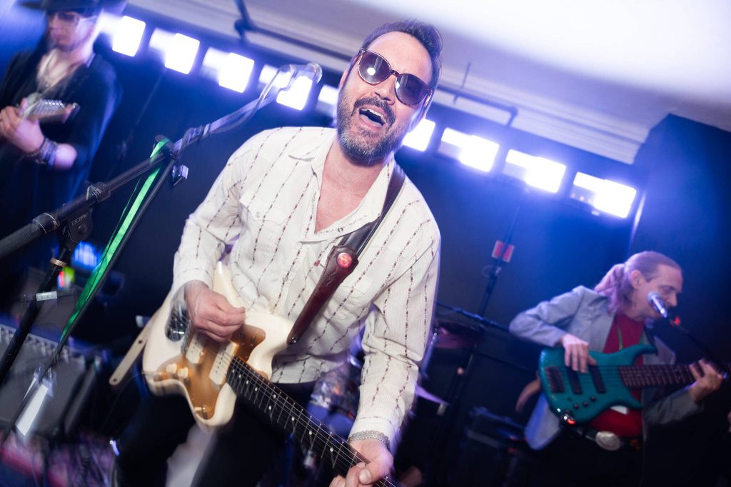 The Anthony Brock Group performs at the Fishermans Village Music Festival on Thursday in Everett.