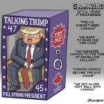 Editorial Cartoon by Graeme MacKay, The Hamilton Spectator – Wednesday May 7, 2025

Pull-String President