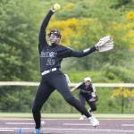 Jacksons Allie Thomsen throws a pitch during the 4A District 1 game against Lake Stevens on Friday, May 16, 2025 in Everett, Washington. (Olivia Vanni / The Herald)