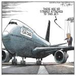 THis is an editorial cartoon by Michael de Adder . Michael de Adder was born in Moncton, New Brunswick. He studied art at Mount Allison University where he received a Bachelor of Fine Arts in drawing and painting. He began his career working for The Coast, a Halifax-based alternative weekly, drawing a popular comic strip called Walterworld which lampooned the then-current mayor of Halifax, Walter Fitzgerald. This led to freelance jobs at The Chronicle-Herald and The Hill Times in Ottawa, Ontario.

 

After freelancing for a few years, de Adder landed his first full time cartooning job at the Halifax Daily News. After the Daily News folded in 2008, he became the full-time freelance cartoonist at New Brunswick Publishing. He was let go for political views expressed through his work including a cartoon depicting U.S. President Donald Trump’s border policies. He now freelances for the Halifax Chronicle Herald, the Toronto Star, Ottawa Hill Times and Counterpoint in the USA. He has over a million readers per day and is considered the most read cartoonist in Canada.

 

Michael de Adder has won numerous awards for his work, including seven Atlantic Journalism Awards plus a Gold Innovation Award for news animation in 2008. He won the Association of Editorial Cartoonists' 2002 Golden Spike Award for best editorial cartoon spiked by an editor and the Association of Canadian Cartoonists 2014 Townsend Award. The National Cartoonists Society for the Reuben Award has shortlisted him in the Editorial Cartooning category. He is a past president of the Association of Canadian Editorial Cartoonists and spent 10 years on the board of the Cartoonists Rights Network.