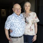 Art Cass, left, and his wife Kathleen Cass outside of Full Life Care Snohomish County on Wednesday, May 28, 2025 in Everett, Washington. (Olivia Vanni / The Herald)