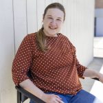 Jennifer Humelo outside of Full Life Care Snohomish County on Wednesday, May 28, 2025 in Everett, Washington. (Olivia Vanni / The Herald)
