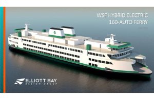 A rendering of the new vessels to be built for Washington State Ferries. (Washington State Ferries)