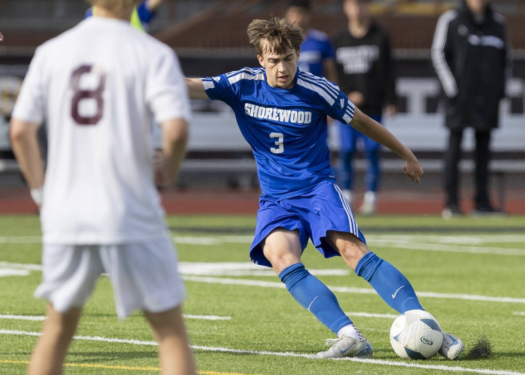 Shorewoods Tally Lord takes a shot during the 3A state championship game against Mercer Island on Saturday, May 31, 2025 in Puyallup, Washington. (Olivia Vanni / The Herald)
