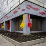 The Everett Municipal Building on Thursday, Feb. 29, 2024 in Everett, Washington. (Annie Barker / The Herald)