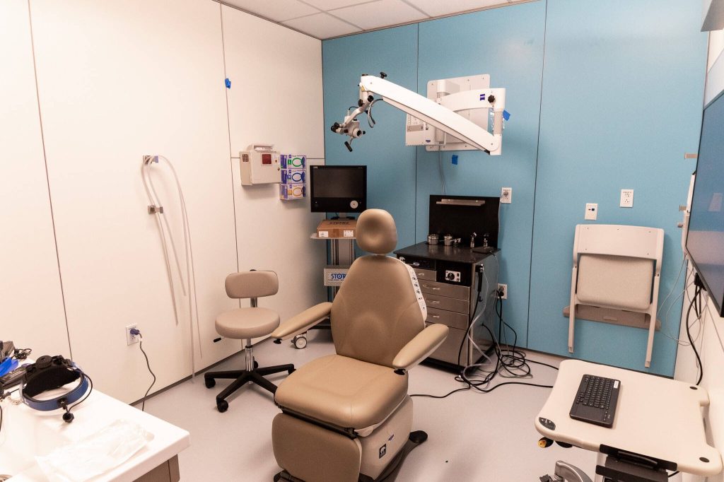 An examination room in the new Kaiser Permanente Everett Medical Center facility at 2929 Pine St. on Monday in Everett.