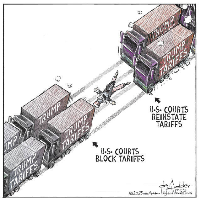 THis is an editorial cartoon by Michael de Adder . Michael de Adder was born in Moncton, New Brunswick. He studied art at Mount Allison University where he received a Bachelor of Fine Arts in drawing and painting. He began his career working for The Coast, a Halifax-based alternative weekly, drawing a popular comic strip called Walterworld which lampooned the then-current mayor of Halifax, Walter Fitzgerald. This led to freelance jobs at The Chronicle-Herald and The Hill Times in Ottawa, Ontario.

 

After freelancing for a few years, de Adder landed his first full time cartooning job at the Halifax Daily News. After the Daily News folded in 2008, he became the full-time freelance cartoonist at New Brunswick Publishing. He was let go for political views expressed through his work including a cartoon depicting U.S. President Donald Trump’s border policies. He now freelances for the Halifax Chronicle Herald, the Toronto Star, Ottawa Hill Times and Counterpoint in the USA. He has over a million readers per day and is considered the most read cartoonist in Canada.

 

Michael de Adder has won numerous awards for his work, including seven Atlantic Journalism Awards plus a Gold Innovation Award for news animation in 2008. He won the Association of Editorial Cartoonists' 2002 Golden Spike Award for best editorial cartoon spiked by an editor and the Association of Canadian Cartoonists 2014 Townsend Award. The National Cartoonists Society for the Reuben Award has shortlisted him in the Editorial Cartooning category. He is a past president of the Association of Canadian Editorial Cartoonists and spent 10 years on the board of the Cartoonists Rights Network.