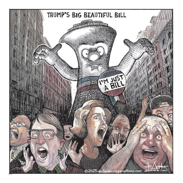 THis is an editorial cartoon by Michael de Adder . Michael de Adder was born in Moncton, New Brunswick. He studied art at Mount Allison University where he received a Bachelor of Fine Arts in drawing and painting. He began his career working for The Coast, a Halifax-based alternative weekly, drawing a popular comic strip called Walterworld which lampooned the then-current mayor of Halifax, Walter Fitzgerald. This led to freelance jobs at The Chronicle-Herald and The Hill Times in Ottawa, Ontario.

 

After freelancing for a few years, de Adder landed his first full time cartooning job at the Halifax Daily News. After the Daily News folded in 2008, he became the full-time freelance cartoonist at New Brunswick Publishing. He was let go for political views expressed through his work including a cartoon depicting U.S. President Donald Trump’s border policies. He now freelances for the Halifax Chronicle Herald, the Toronto Star, Ottawa Hill Times and Counterpoint in the USA. He has over a million readers per day and is considered the most read cartoonist in Canada.

 

Michael de Adder has won numerous awards for his work, including seven Atlantic Journalism Awards plus a Gold Innovation Award for news animation in 2008. He won the Association of Editorial Cartoonists' 2002 Golden Spike Award for best editorial cartoon spiked by an editor and the Association of Canadian Cartoonists 2014 Townsend Award. The National Cartoonists Society for the Reuben Award has shortlisted him in the Editorial Cartooning category. He is a past president of the Association of Canadian Editorial Cartoonists and spent 10 years on the board of the Cartoonists Rights Network.