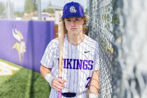 Lake Stevens senior Aspen Alexander is The Herald's 2025 All-Area Baseball Hitter of the Year. (Olivia Vanni / The Herald)