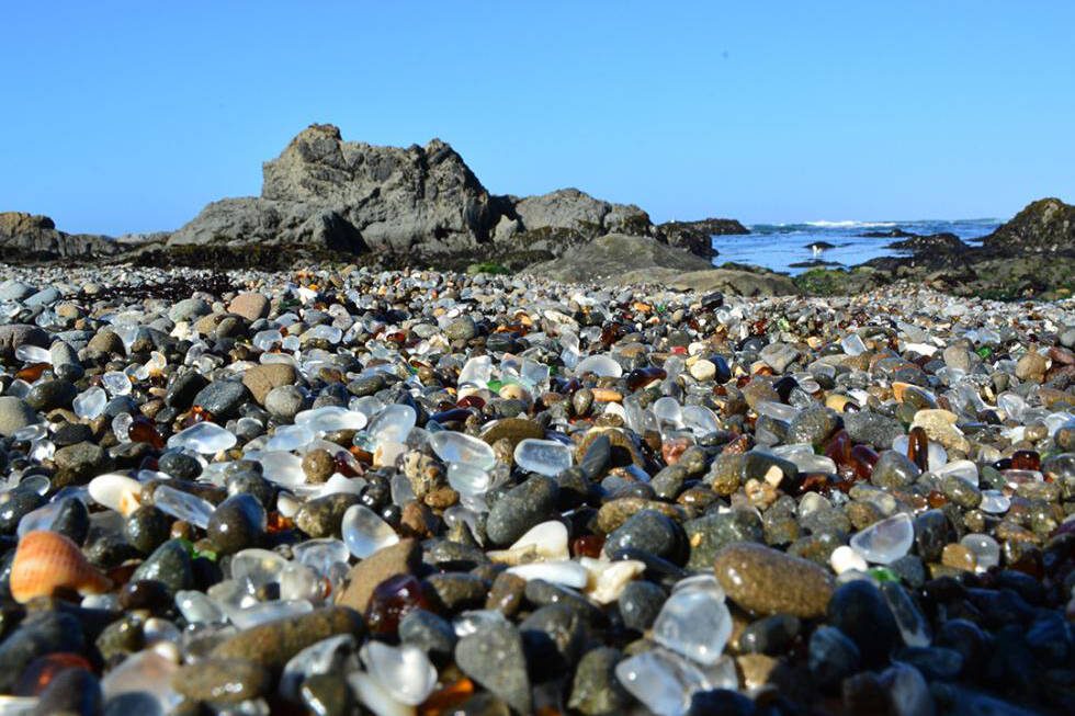Glass Beach, California. ItsAngela // Shutterstock