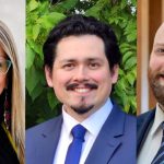 Incumbent Derica Escamilla, left, a business development manager, is looking to retain Position 1 on the council. She faces grocery store department leader Dio Boucsieguez, center, and security company owner Brandon Kimmel, right.