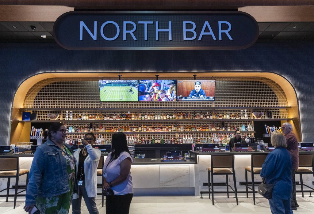 The North Bar located in the expansion of the Tulalip Resort Casino on Thursday, July 3, 2025 in Tulalip, Washington. (Olivia Vanni / The Herald)