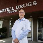 Pharmacist John Sontra outside of Bartell Drugs Pharmacy along Hoyt Avenue on Wednesday, July 2, 2025 in Everett, Washington. (Olivia Vanni / The Herald)