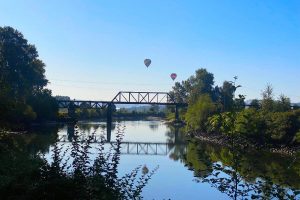 Hot air balloons are an iconic and memorable part of summer in Snohomish. Photo courtesy of HDSA.