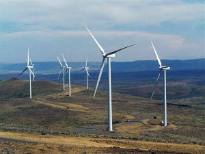 The Wild Horse Wind and Solar Facility about 16 miles east of Ellensburg in central Washington is part of Puget Sound Energys clean energy portfolio. (Courtesy of Puget Sound Energy)