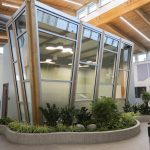 Inside the office space of the new City of Monroe building on Monday, July 14, 2025 in Monroe, Washington. (Olivia Vanni / The Herald)