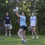 Kaitlyn Stetitch makes a catch during outfielder drills on Wednesday, July 16, 2025 in Mill Creek, Washington. (Olivia Vanni / The Herald)